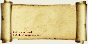 Javor Šljivovac vizit kartica